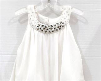BLACK AND WHITE HILOW PARTY DRESS FOR GIRL SIZE 6X