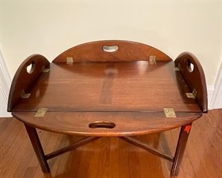 Vintage Mahogany Butler's Coffee Table
