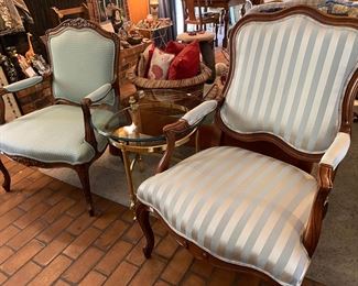 Ethan Allen side chairs, Louis XV French Provincial Style