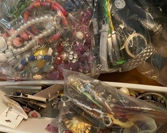 Large Assortment of Costume Jewelry
