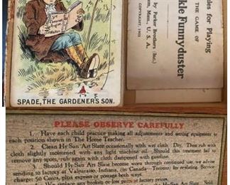 Sir Hinkle Funny Duster Antique Game