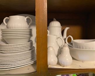 Leed White Porcelain Dishes and Serving Pieces