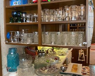 Stemware from plastic to crystal, clear, red, green and blue