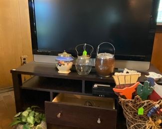 Large Vizio TV with stand