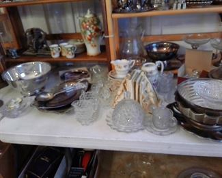 CHINA, FOSTORIA & SILVERPLATE