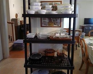 VINTAGE CORNINGWARE AND VISIONS COOKWARE