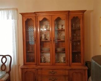 FRENCH PROVINCIAL CHINA CABINET