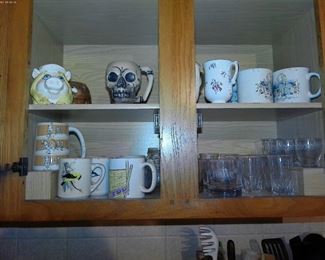 VINTAGE KITCHENWARE AND MUGS