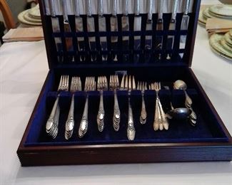 FIRST LOVE SILVERPLATE FLATWARE SET