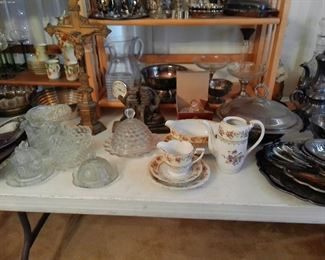 FOSTORIA, GLASSWARE AND CHINA