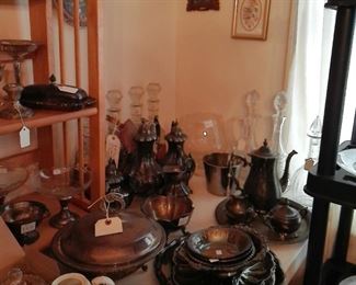 SILVERPLATE, STERLING AND CHINA