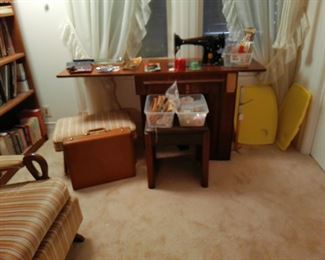 SEWING MACHINE AND ACCESSORIES