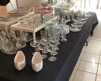 Still have some very pretty crystal and glassware