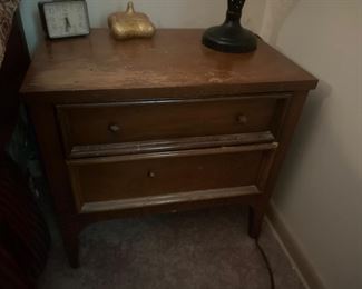 Antique bedside table