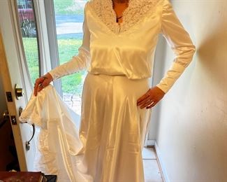 Antique wedding dress