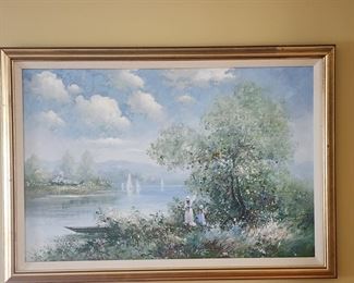 SIGNED OIL ON CANVAS