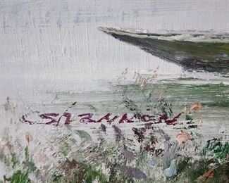 SIGNED OIL ON CANVAS