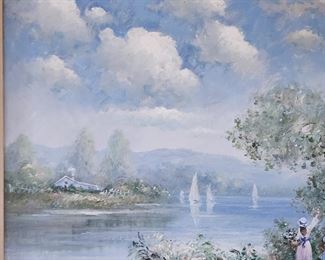 SIGNED OIL ON CANVAS