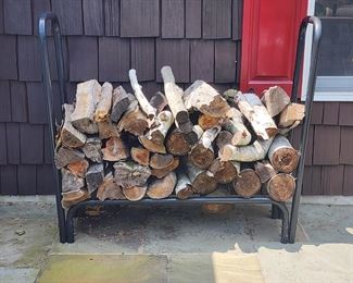 FIREWOOD AND FIREWOOD RACK