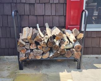 FIREWOOD AND FIREWOOD RACK