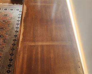 VINTAGE CHIPPENDALE MAHOGANY DESK