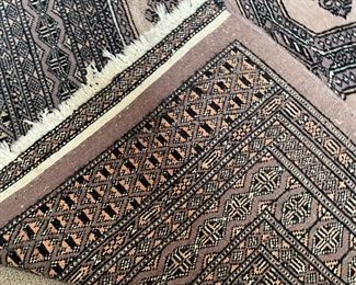 BOKHARA HAND KNOTTED WOOL RUG