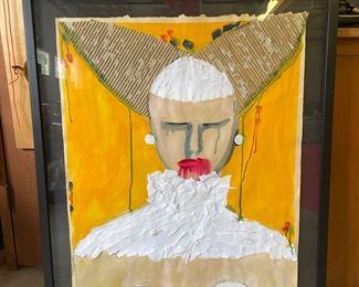 FRAMED ORIGINAL ARTWORK BY ELEONARA SCALISE