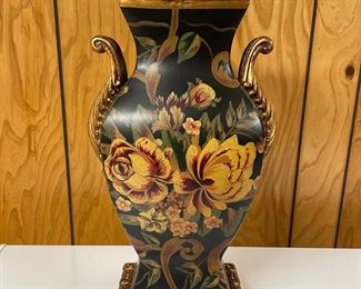 DECORATIVE EARTHENWARE VASE