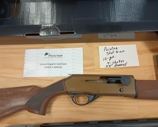 Pointer shotgun 12 gage with four chokes 28 inch barrel