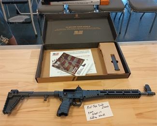 kel-tek sub 2000 nine mm on Glock 17 frame