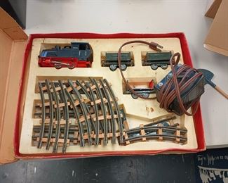 vintage West German train set