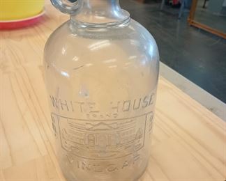 Vintage White House vinegar jar