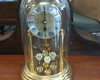 anniversary clock with Glass dome