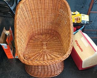 wicker chair