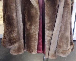 Faux fur coat
