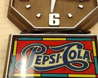 vintage Pepsi Cola clock
