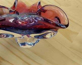 Cranberry art glass