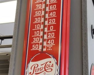 vintage Pepsi Cola thermometer
