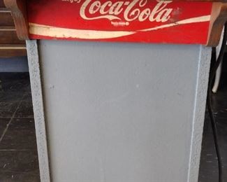 Vintage Coca Cola shelf