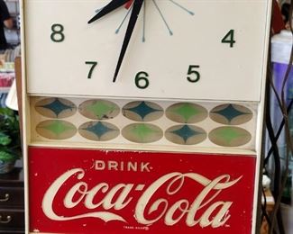 vintage Coca Cola Clock