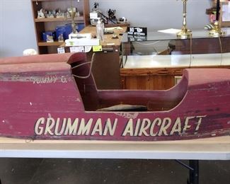 1959 Grumman aircraft pedal car