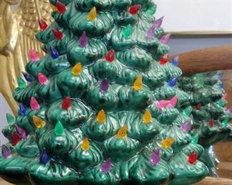 Vintage porcelain Christmas tree