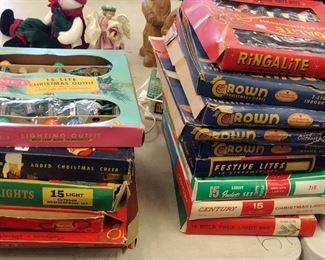 vintage Christmas lights