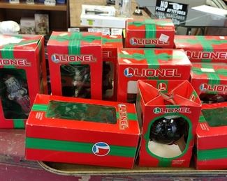 Lionel train Christmas ornaments