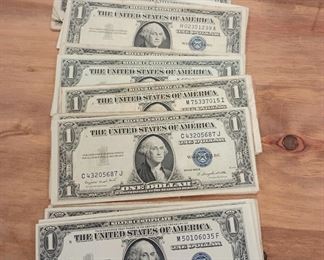 Silver certificate lot