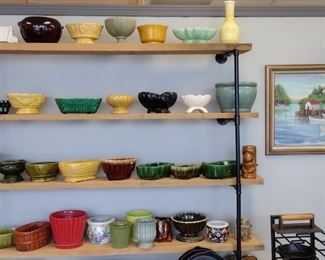 vintage planter collection