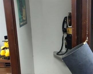Vintage phone booth
