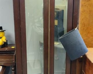 vintage phone booth fan works and lights work