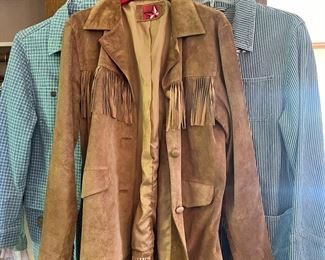 Fringe suede jacket