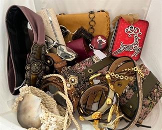 Nina Arjani Designer belts and purses, Brighton Reindeer ornament